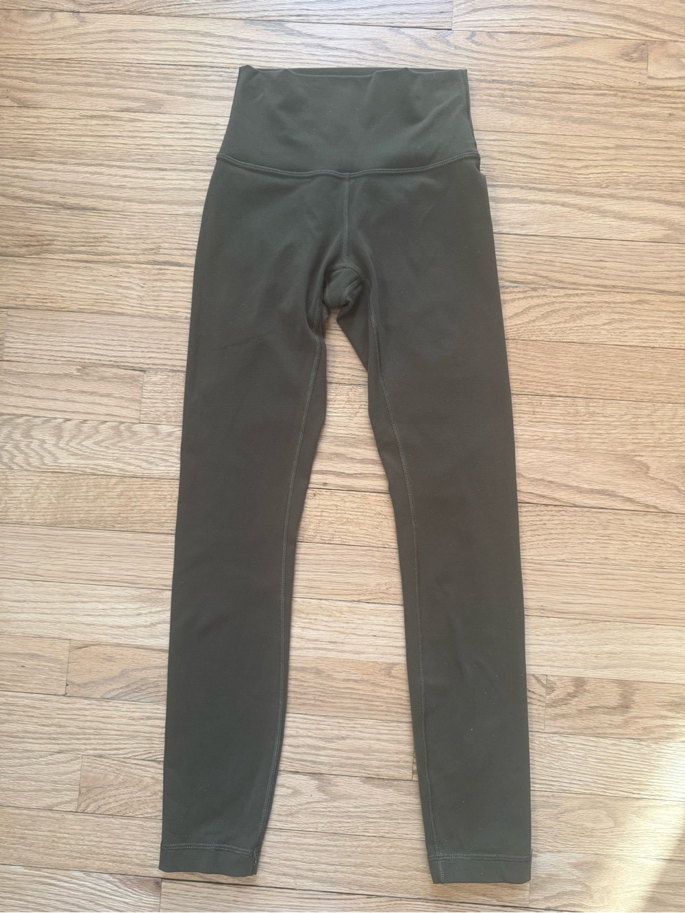 LULULEMON High Times Pant SZ 2 Olive Green Full-On Luon 25”